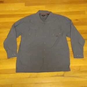 Wolverine Men's Gray Long Sleeve Shirt Jacket Size XL